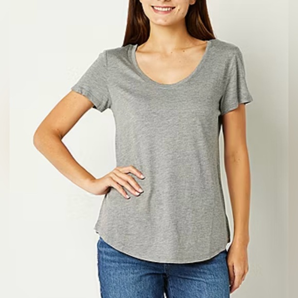 a.n.a Tops - New A.N.A women’s summer short sleeve T shirt gray XL Tall top